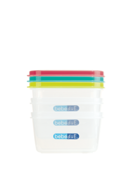 Set porta alimentos Colours&Flavours BEBEDUE - Inicio