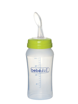 Biberón con cuchara 230ml + recambio Colours & Flavours - Inicio