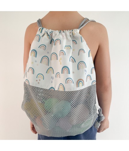 Mochila playa Arcoiris - Textil