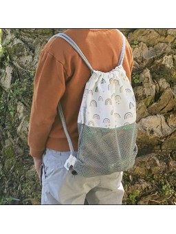 Mochila playa Arcoiris - Textil