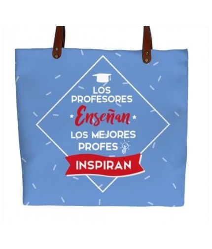 Bolso polipiel Mejores profes - Personalizados