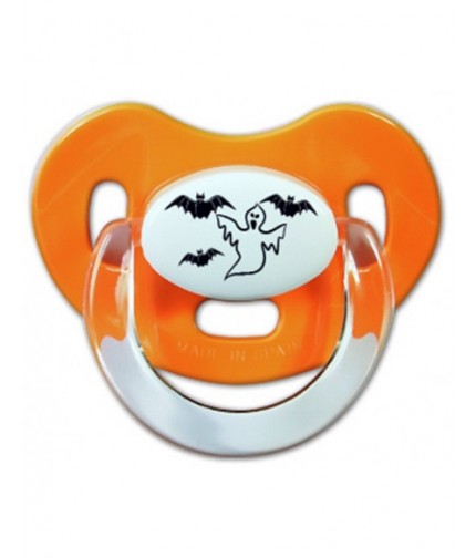 Chupete Halloween fantasma - Chupetes 0-6 meses