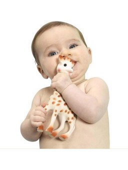 Mordedor Sophie La Girafe + llavero Mini Sophie - Juguetes