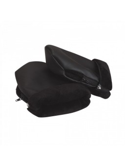 Manoplas polipiel negras - Accesorios