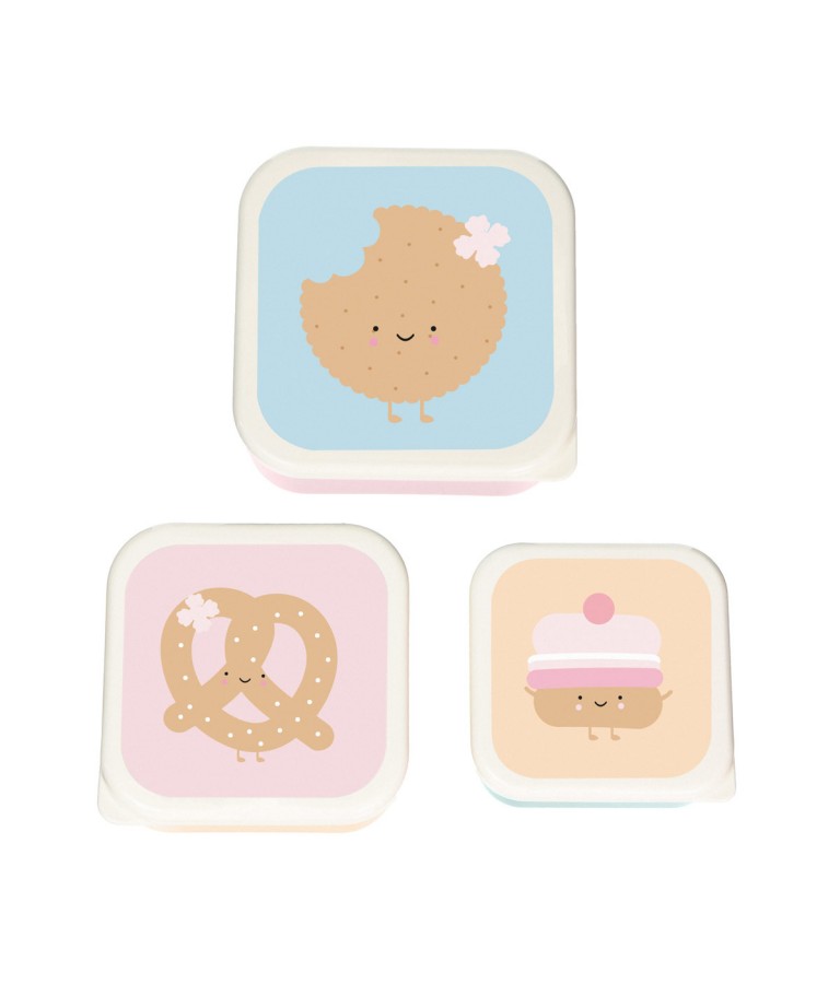 Set 3 cajas almuerzo Cookie - Inicio