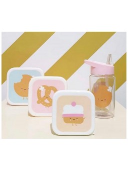 Set 3 cajas almuerzo Cookie - Inicio