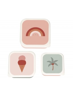 SET 3 CAJAS DE ALMUERZO TROPICAL - Alimentación