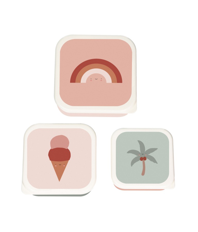 SET 3 CAJAS DE ALMUERZO TROPICAL - Alimentación