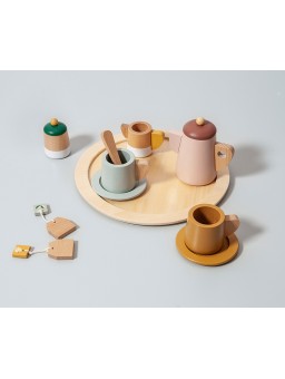 Juego del té madera - Juguetes