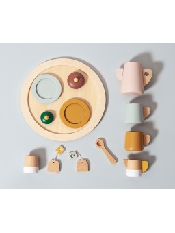 Juego del té madera - Juguetes