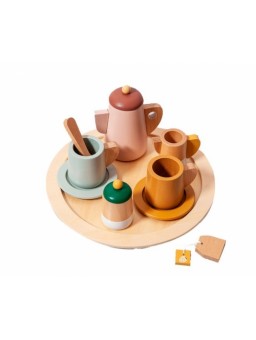 Juego del té madera - Juguetes