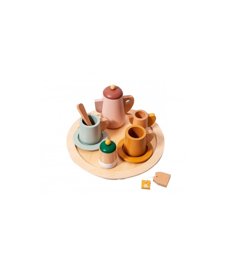 Juego del té madera - Juguetes