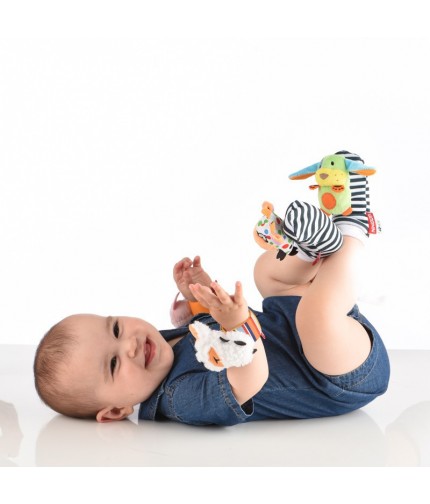 Sonajero pies y muñecas FARM - Juguetes