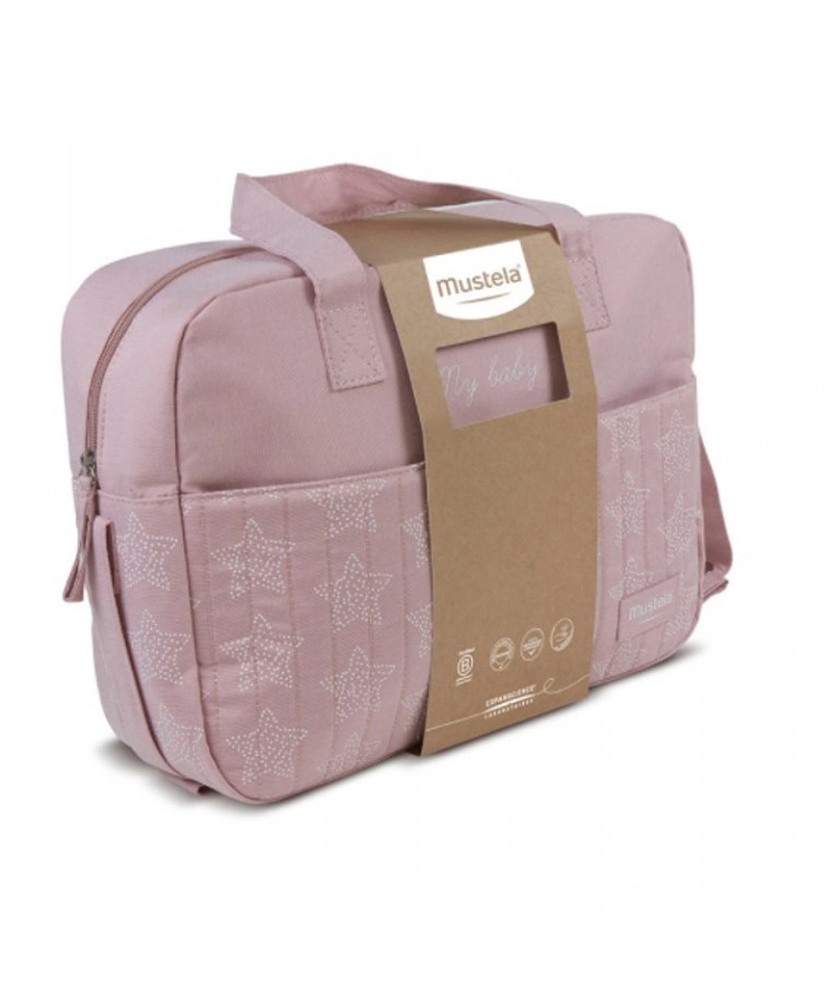 Bolsa paseo Mustela rosa - Higiene y Salud