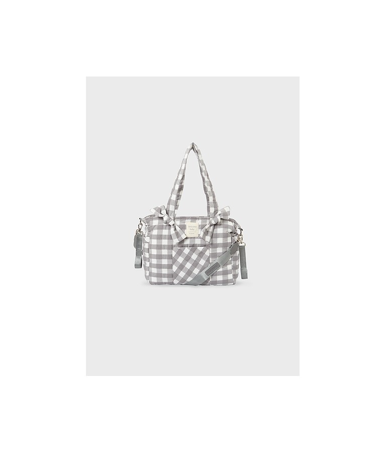 Bolso vichy gris - Accesorios