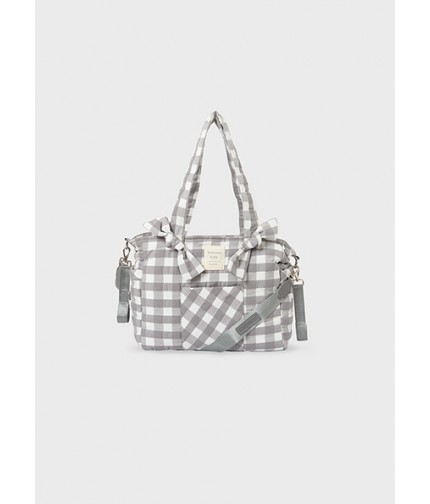 Bolso vichy gris - Accesorios