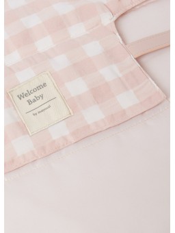 Cambiador bolso vichy rosa - Accesorios