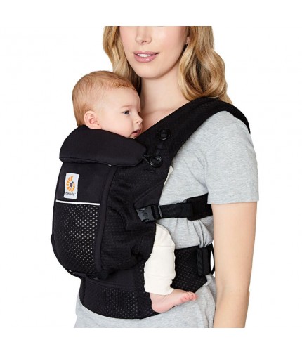 MOCHILA ADAPT MALLA SOFTFLEX negra - Portabebés- mochilas-fulares